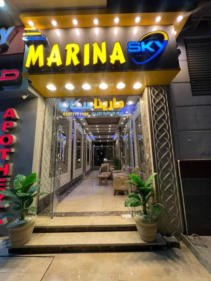 Ferienwohnung Marina Sky Hurghada Exterior foto