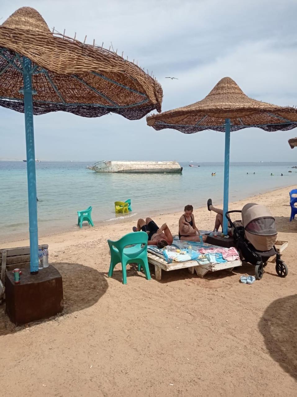 Ferienwohnung Marina Sky Hurghada Exterior foto