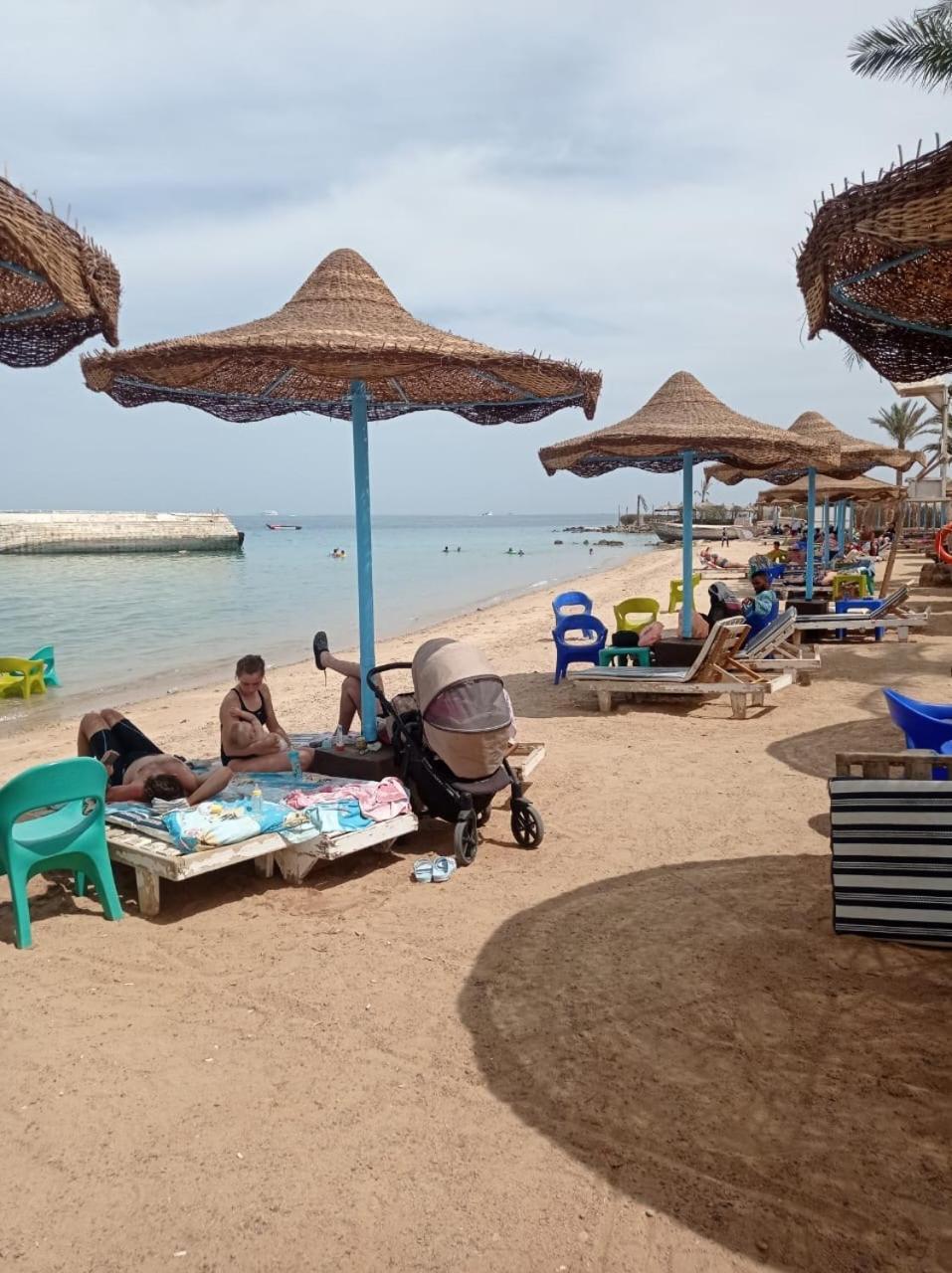 Ferienwohnung Marina Sky Hurghada Exterior foto